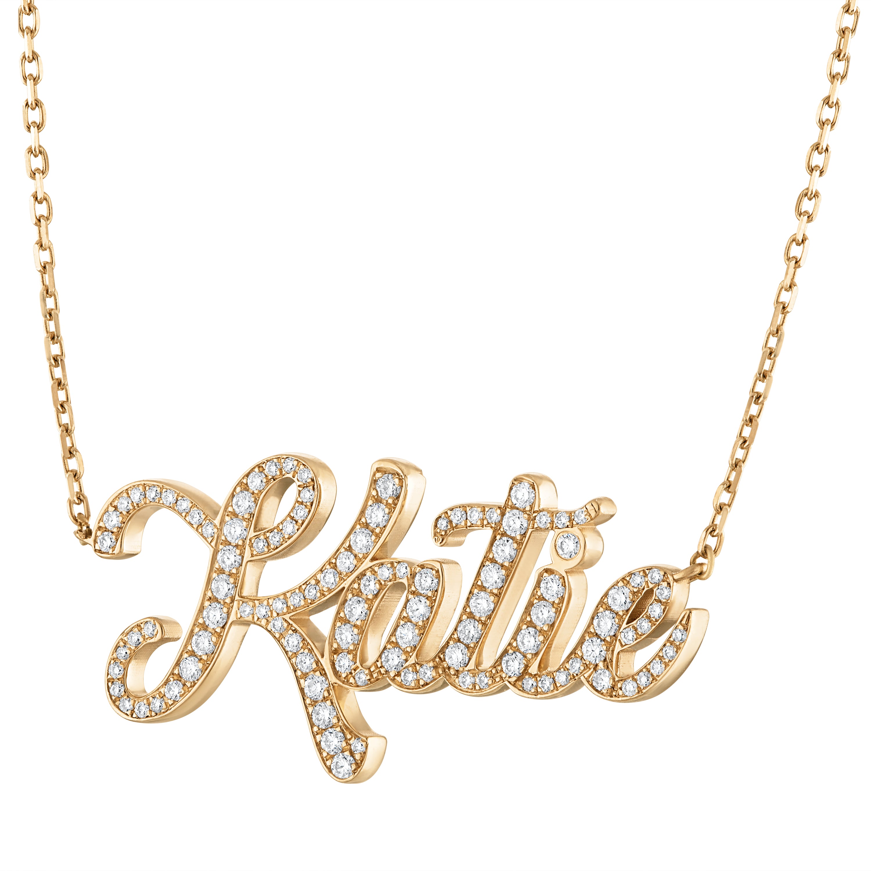 Diamond Name Pendant – Rebel