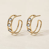 The Ellipsis Hoops in White
