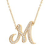 Diamond Initial Pendant