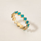 The Ellipsis Enamel Band