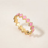 The Ellipsis Enamel Band