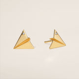 Mini Paper plane Studs