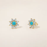 Diamond and Enamel Studs