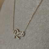 Diamond Name Pendant