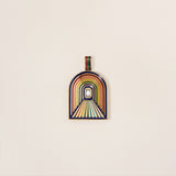 Rebel Jewelry 18k gold rainbow tunnel charm