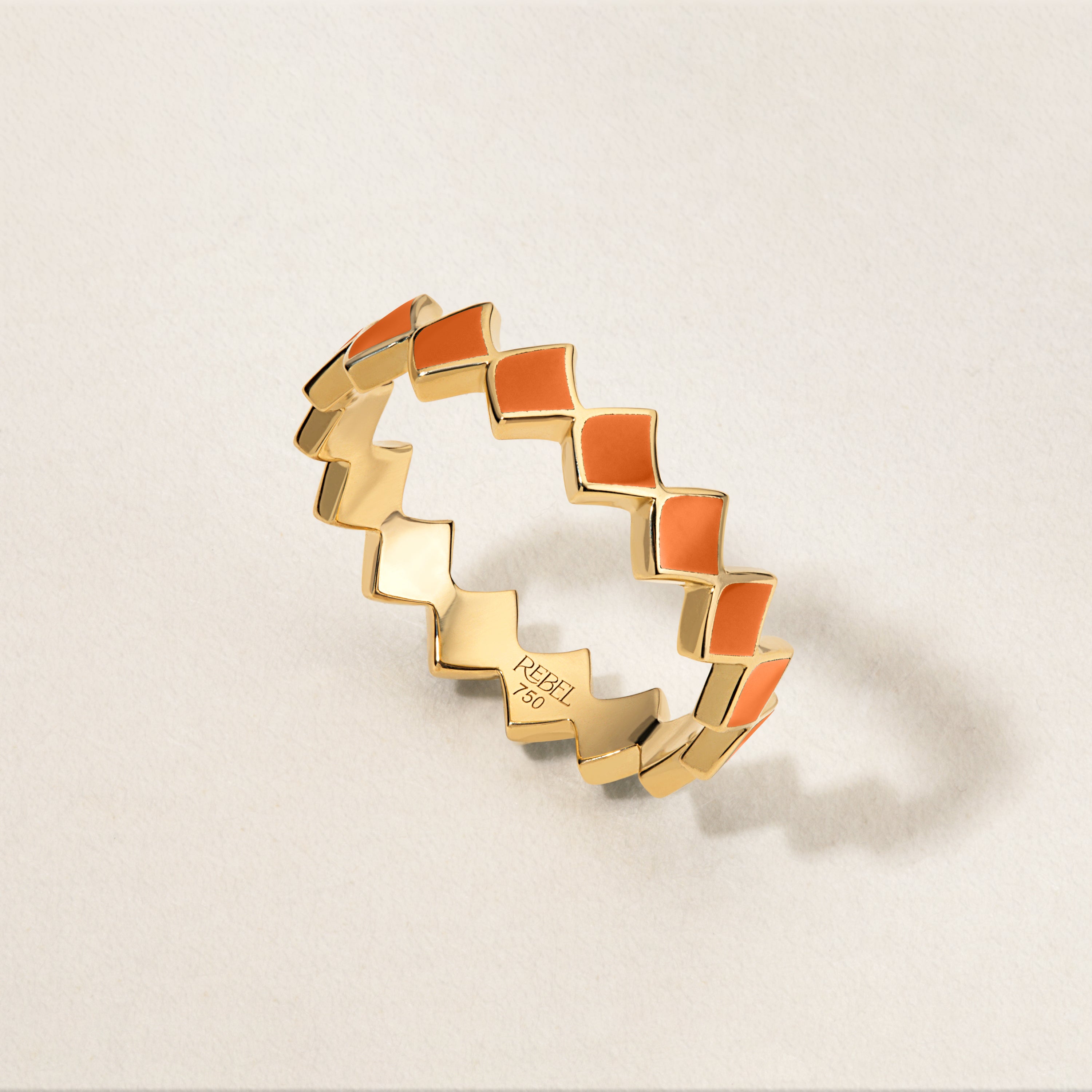 The Ellipsis Enamel Band