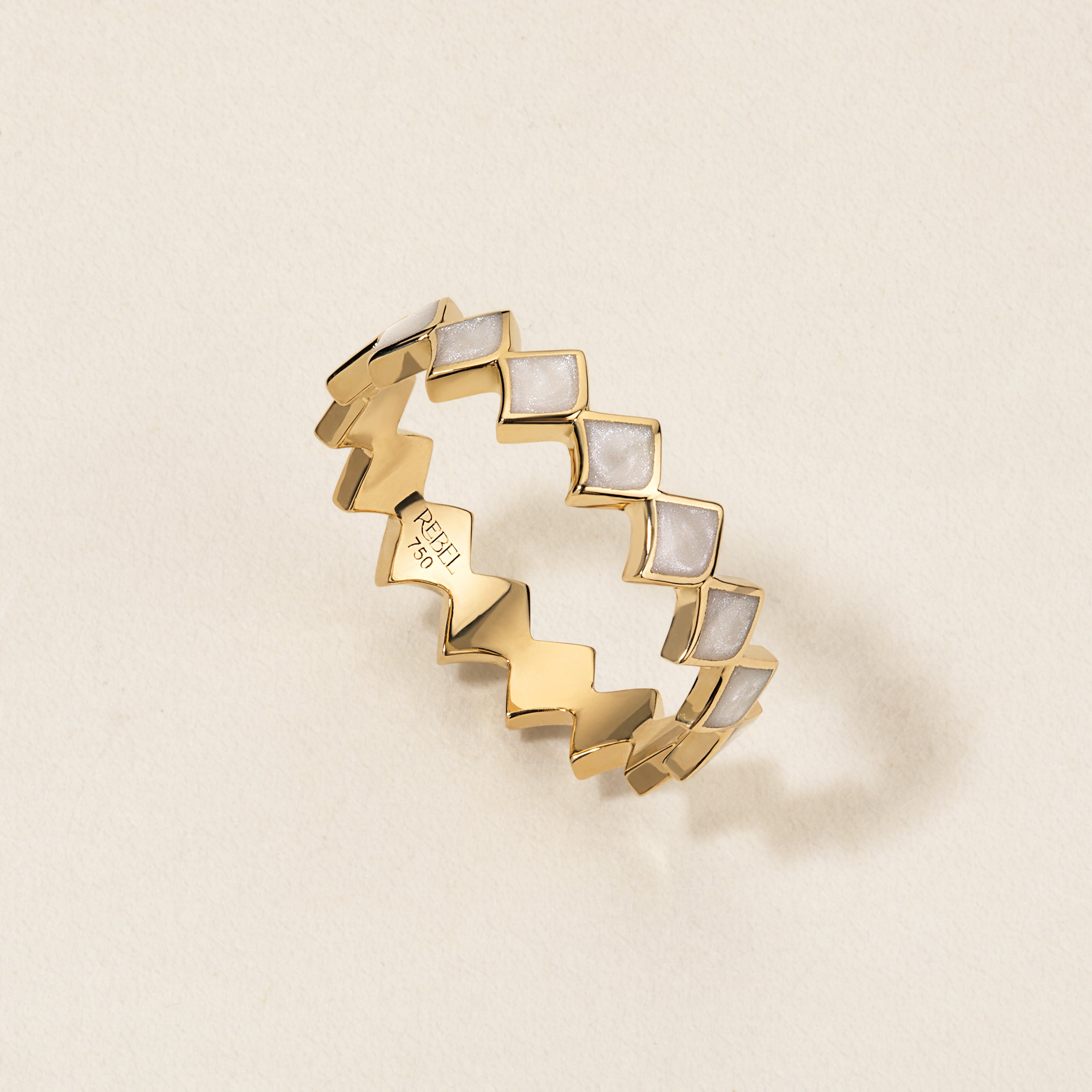 The Ellipsis Enamel Band